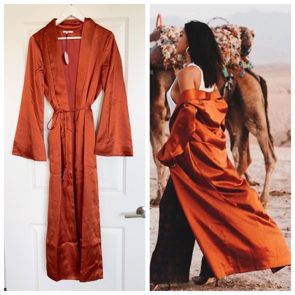 Tularosa Jackets & Blazers - Tularosa Lani Robe Bronze NWT S & M